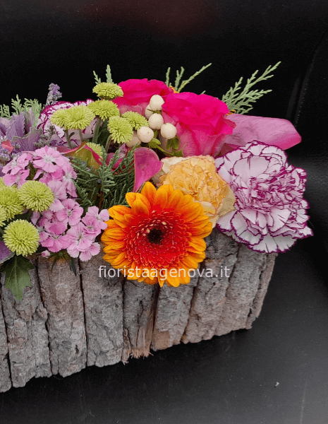 FLOWERS IN WOOD