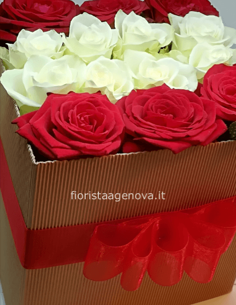 ROMANTIC BOX ROSSO E BIANCO